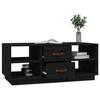 VidaXL Coffee Table Black 100x50x41 Cm Solid Pine Wood 818274