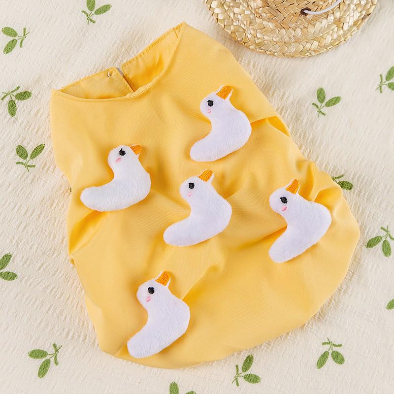 Wiosenno-letnia sukienka dżinsowa: Spódnica na szelkach w stylu hongkońskim dla psów i kotów