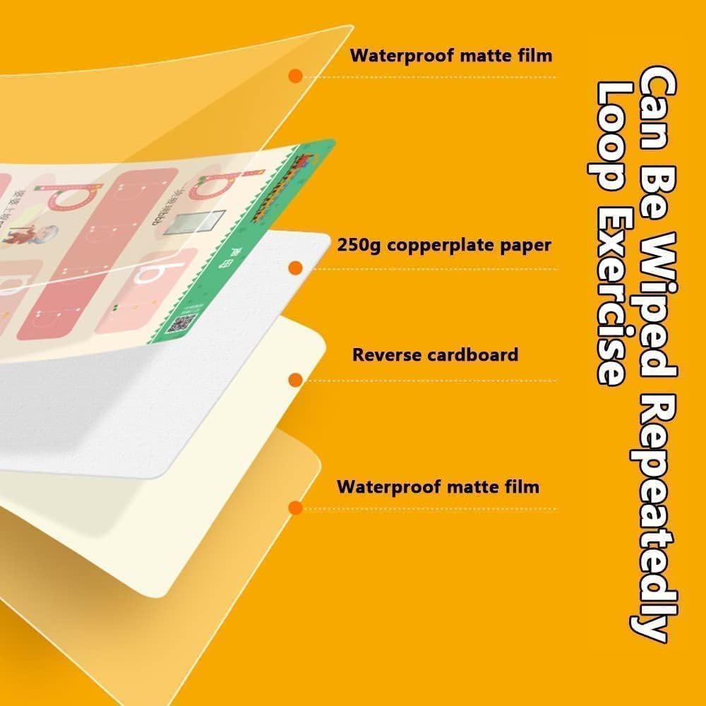 Magical Tracing Workbook Set - Reusable Pen and Eraser - Practice Tracing Books for Kids Tracing Workbook Sets,Early Educational Learning Book for