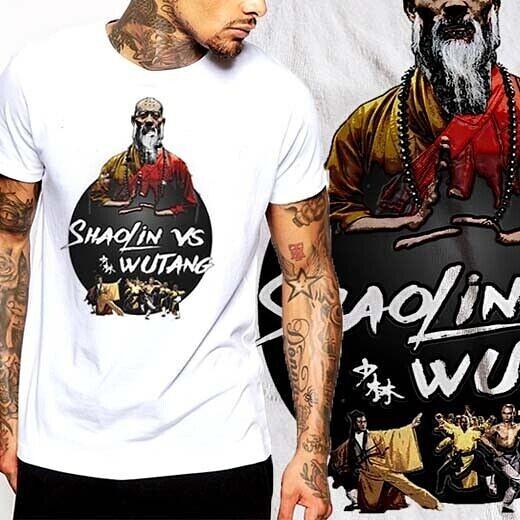 

Футболка Кунг-фу ретро Каратэ Шаолинь боевые искусства будда монах коготь дракона S-2XL 3XL