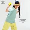 Ban Du Xian Girls' Quick-Dry Short-Sleeve Sports T-Shirt