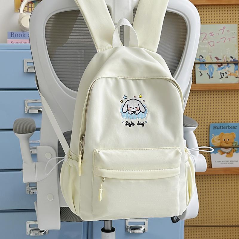 Schoolbag new Korean version junior high school student backpack women's casual simple schoolbag women's fashion large-capacity high-value backpack