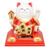 Red & Blue Mini Desktop Fortune Cat 3.19x3.86in Car Dashboard Cat Ornament  Car Interior Decor
