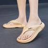 Flip Flops Mens Soft Thick Bottom Thong Sandal Shoes Summertime Men Heighening Platform Shoes Eva Anti-Skid Outside Indoor Slide Shoes