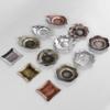 Japanese Copper Alloy Kung Fu Tea Coaster & Tea Mat Set