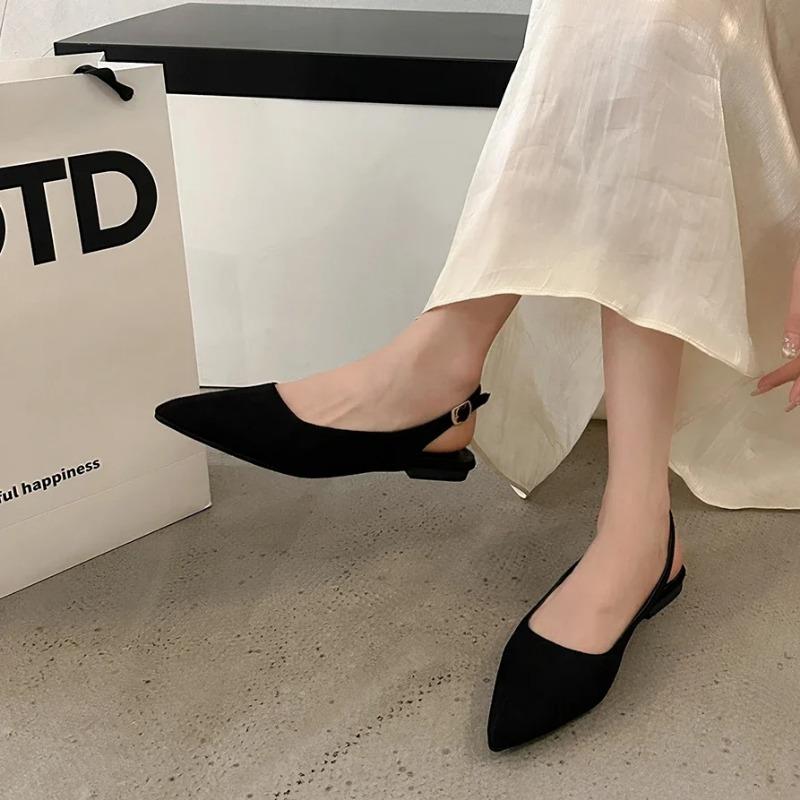 Fashion Women Sandals 2025 New Slingbacks Women High Heels Classics Fashion Sexy Dress Sandals Pointed Toe Solid Color Shoes Women