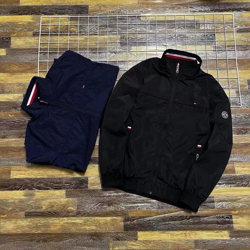 

Универсальная мужская куртка с вышивкой и воротником-стойкой - Весна и Осень XL чёрный