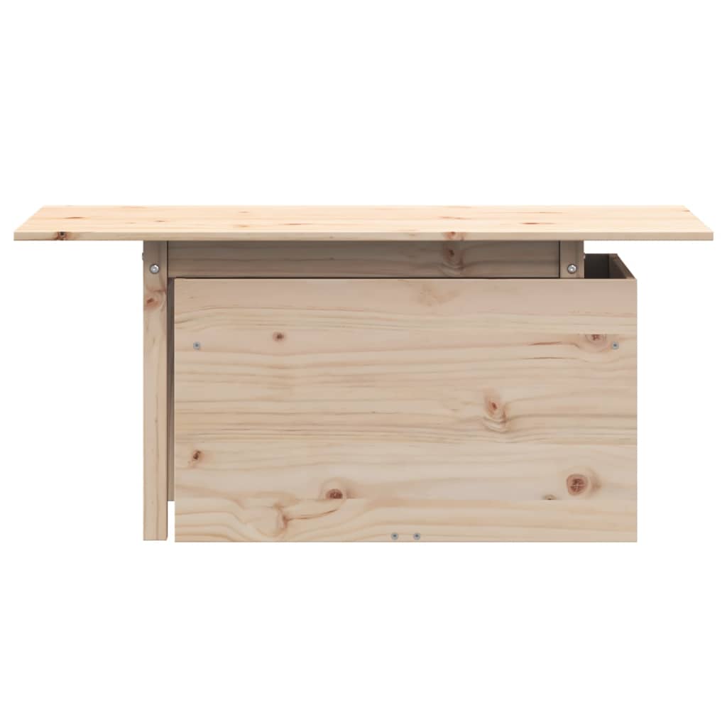 Garden Table 100x50x75 Cm Solid Pine Wood