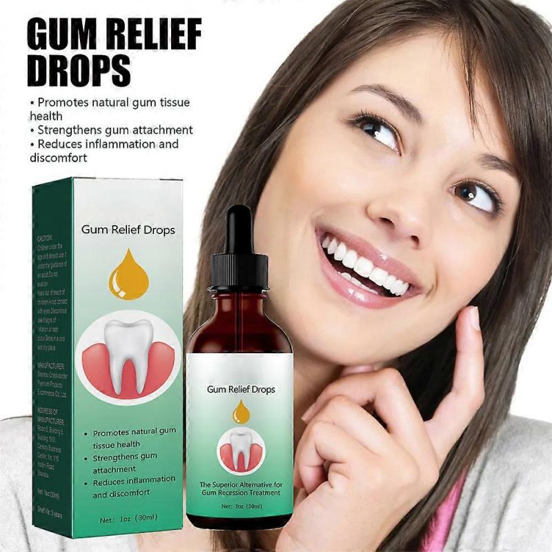 DentiZen Gum Regrowth Drops 3-Pack, 30ml for Gum Damage Repair & Gingival Ability Restoration, Gum Therapy Treatment