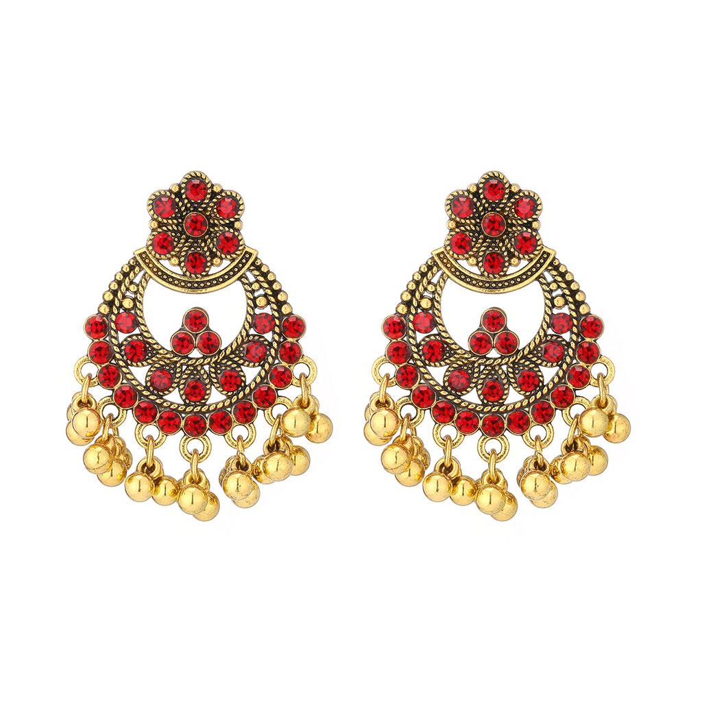 Blumen Ethnischer Stil Ohrringe Böhmische Exotische Ohrringe Ohrringe