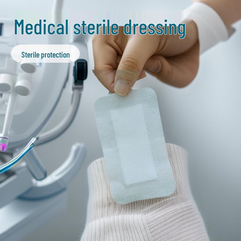 

Большая стерильная водонепроницаемая дышащая медицинская повязка адгезивный бинт Sterile Dressing 7x9CM