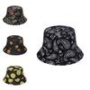 Unisex Flower Smiley Face Print Fisherman Cap Sun Hat New Summer Style