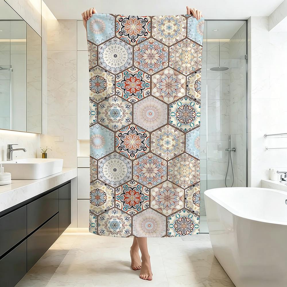 Moroccan Mosaic Towel Five-Star Hotel Quality Eco-Friendly Ultra Soft Thick Towels & Beach Towels
