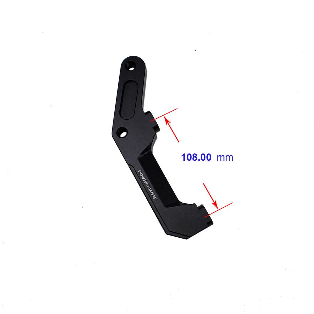 108mm/4.25" Brake Caliper Mounting Bracket Adapter For Harley Touring Dyna FXLRS 2000-Later