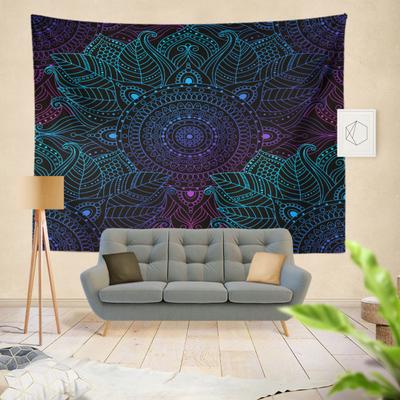 Mandala Tapestry Mandala Geometric Abstract Wall Cloth Living Room Decoration Painting Bedroom Background Cloth INS Hanging Cloth
