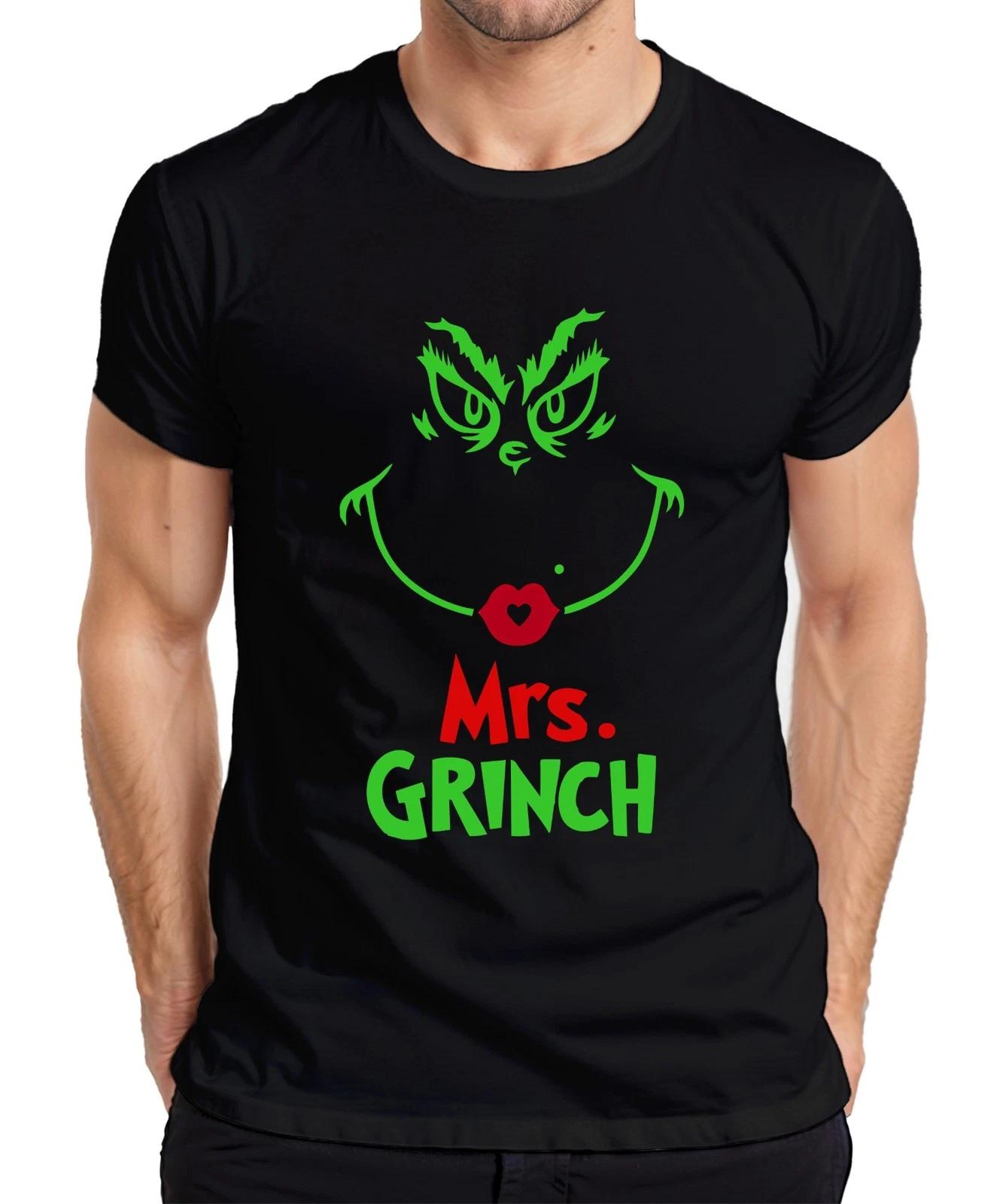 Mrs. GRINCH Weihnachten Lustig Weihnachtsfrau Grinch Geschenk Herren T-Shirt XXL