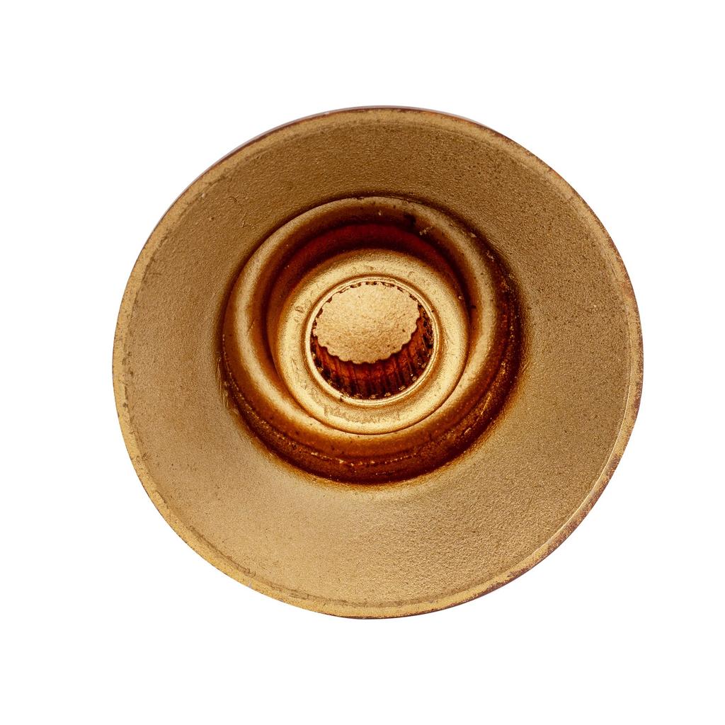Musiclily Pro Inch-Standard Guitar Reflector Knobs, 2 Volume, 2 Tone, for USA Les Paul SG, Amber/Silver Top (Set of 4)