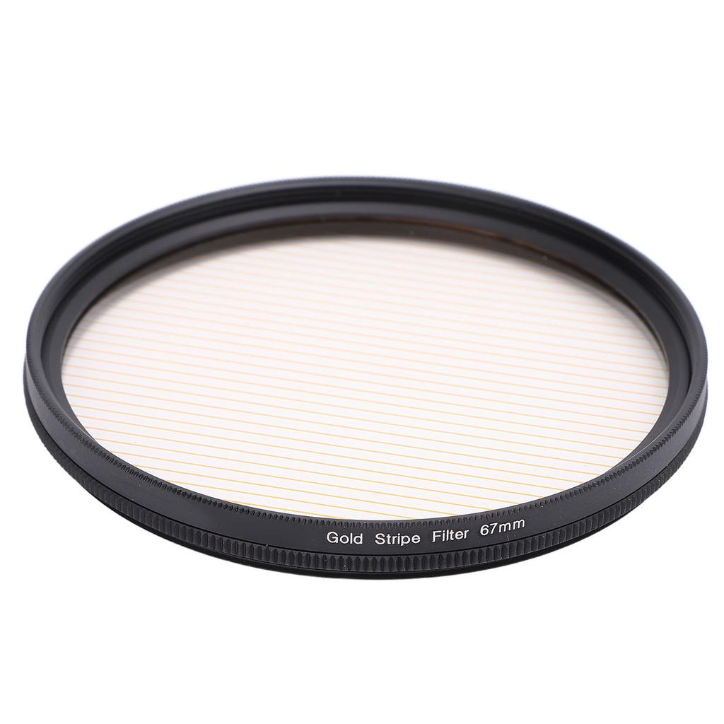 Camera Streak Filter 67mm Optical Glass Streak Special Effect Lens Filter with Storage Box for