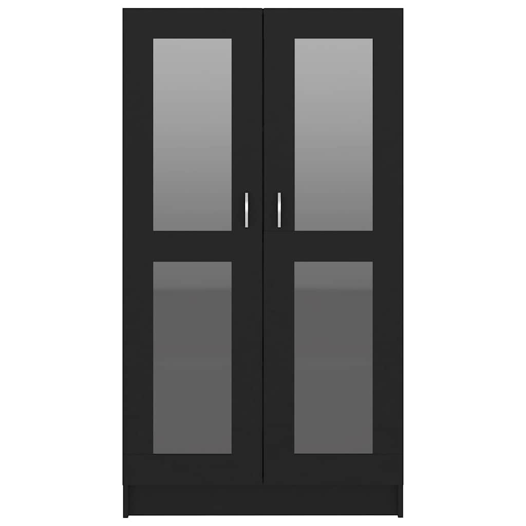 Display Cabinet Black 82.5 x 30.5 x 150 cm Particleboard