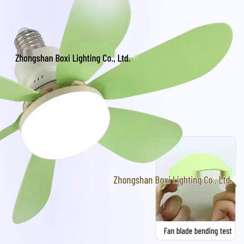 E27 Schraubsockel Leise Intelligente Deckenventilatorleuchte für Zuhause & Restaurant