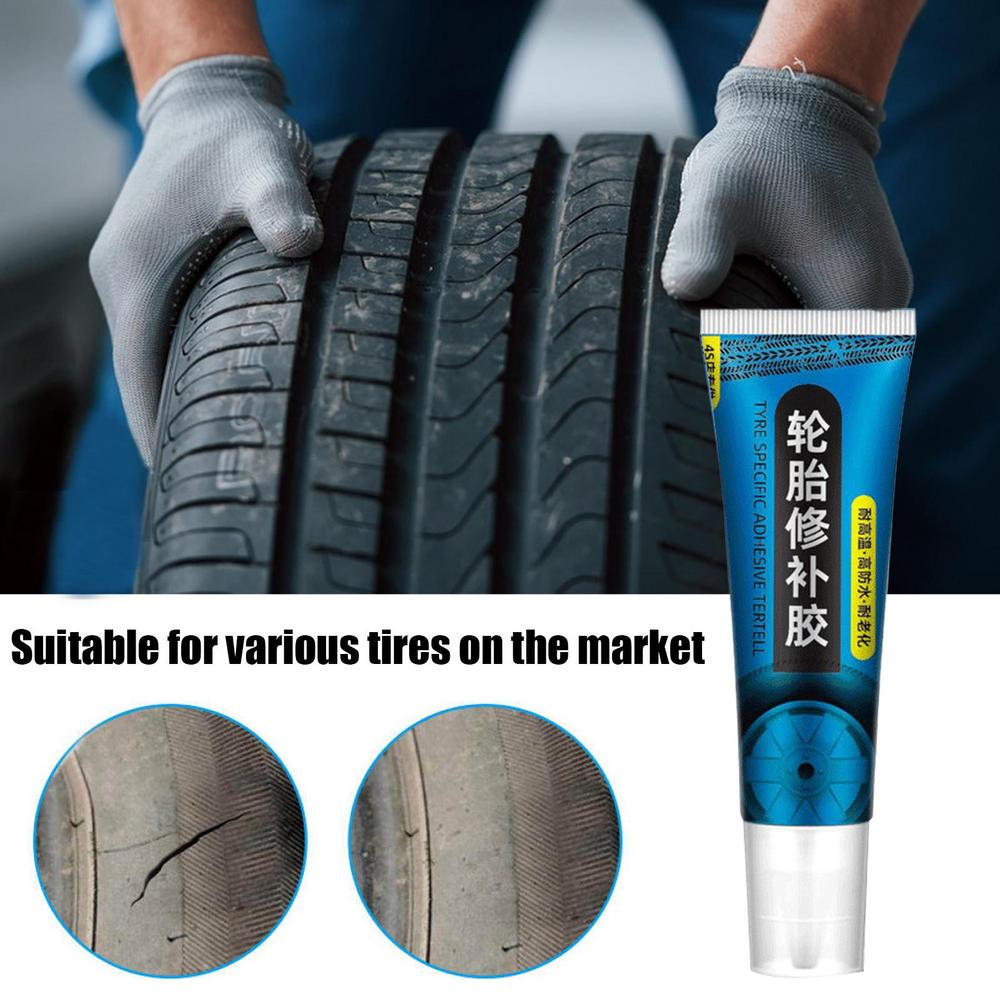 Motorcycles Car Tire Repair Instant Glue Rubber Adhesives Glue Fast Caulk Repair Seal Tyre Sealant Bike Car Repair Tools