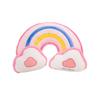 Starry Sky Plush Cushion Pillow Cloud Rainbow Heart Print Home Gifts Decoration