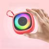 1Pc Bluetooth Speaker, Wireless Portable, Indoor & Outdoor, High Volume, Small Size, RGB Lighting