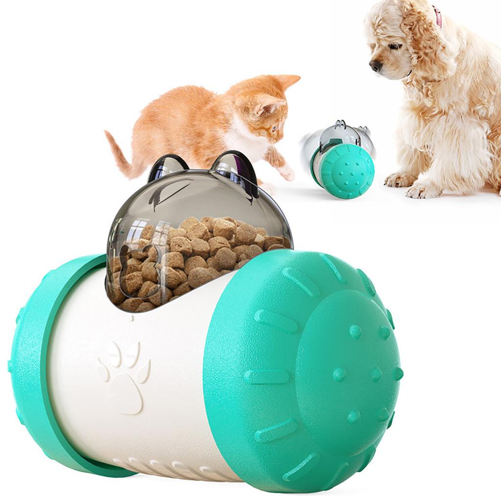 Pet Toy Tumbler Leaker Cat Dog Puzzle Interactive Toy Rocking Bear Slow Food Bal