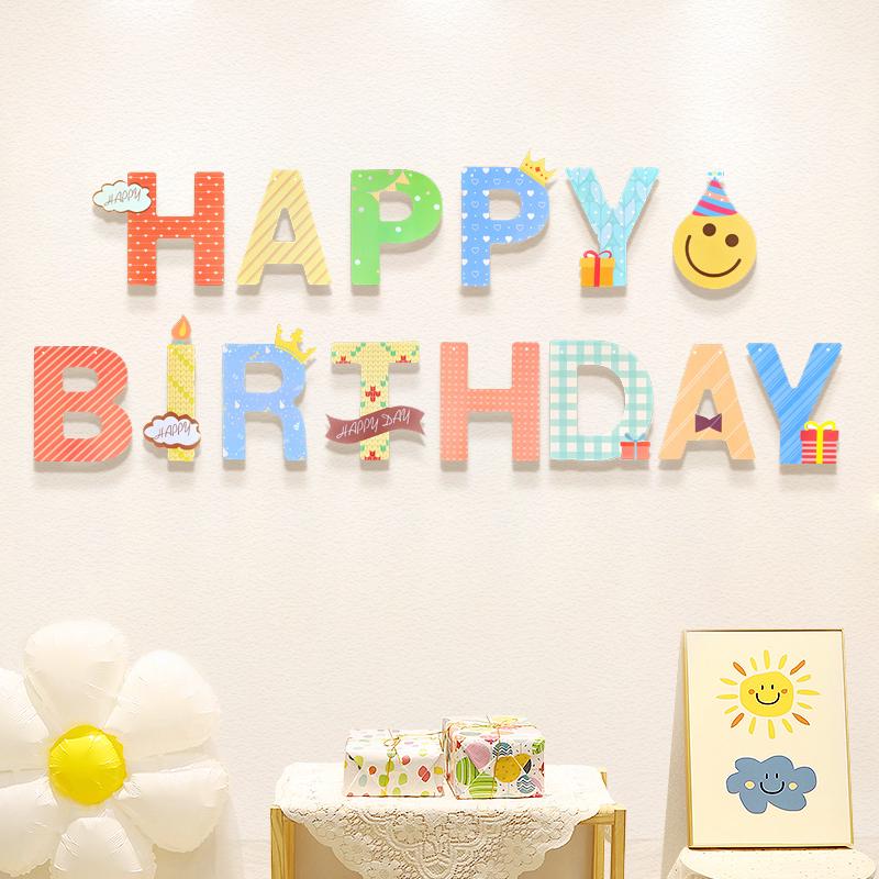 Banner zum ersten Geburtstag des Babys: Kinderwimpelkette für die Kindergarten-Dekoration