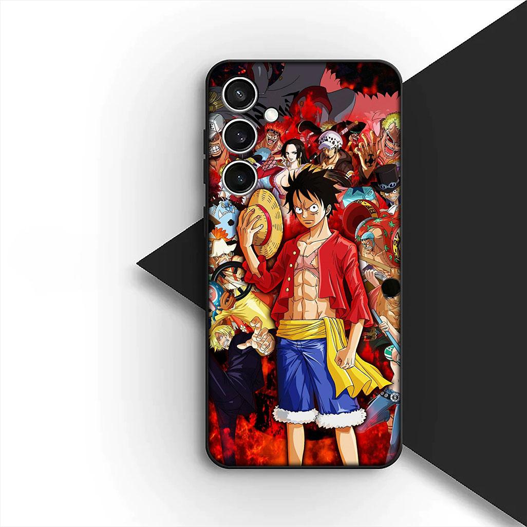

for Samsung Galaxy S10 S8 S9 Plus A33 A34 A31 70 A71 A72 Note 20 9 8 S10E Phone Cover Soft Case Portgas D Ace One Pieces Luffy Galaxy S9+