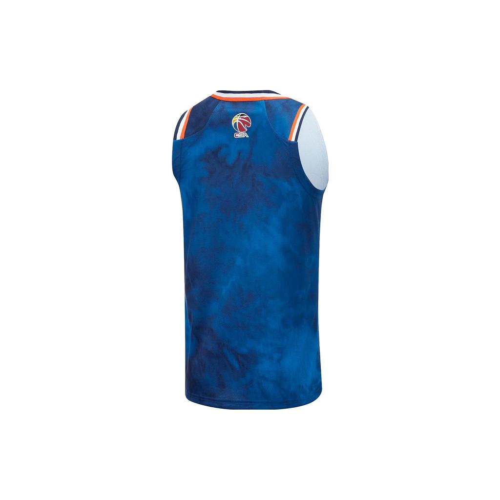 Li Ning CBA Collection Basketball Jersey Fan Edition Men's Dark Ship Blue AAYT897-1