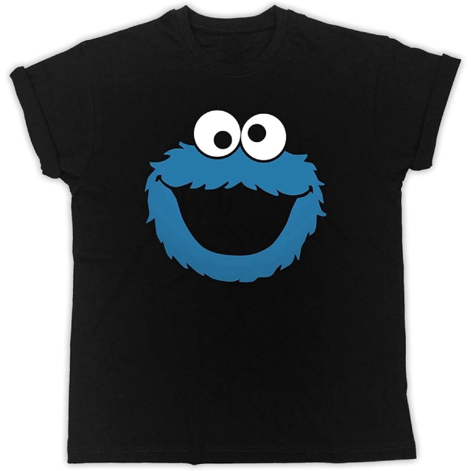 TAO JIN HUAN Monster T-Shirt T-Shirt Unisex Black Mens Tees S XS XXXXXL разноцветный