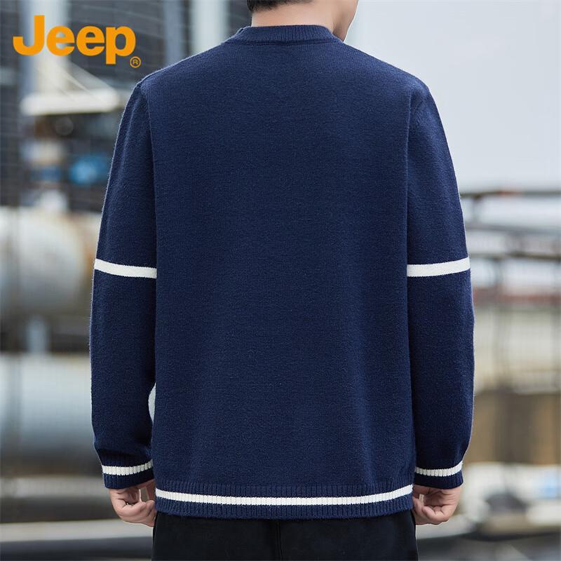 Jeep Men's Autumn/Winter Half-Turtleneck Knit Sweater