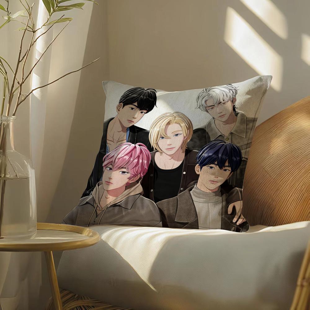 fashing Kpop PPLAVE Pillow Case pillowcase doublesided printed sofa cushion bedroom headboard