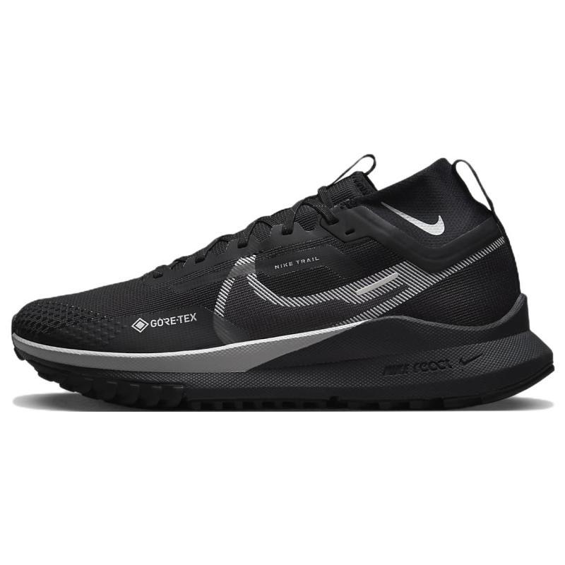 Nike React Pegasus Trail 4 Gore Tex 'Black Reflect Silver' Sneakers DJ7926-001