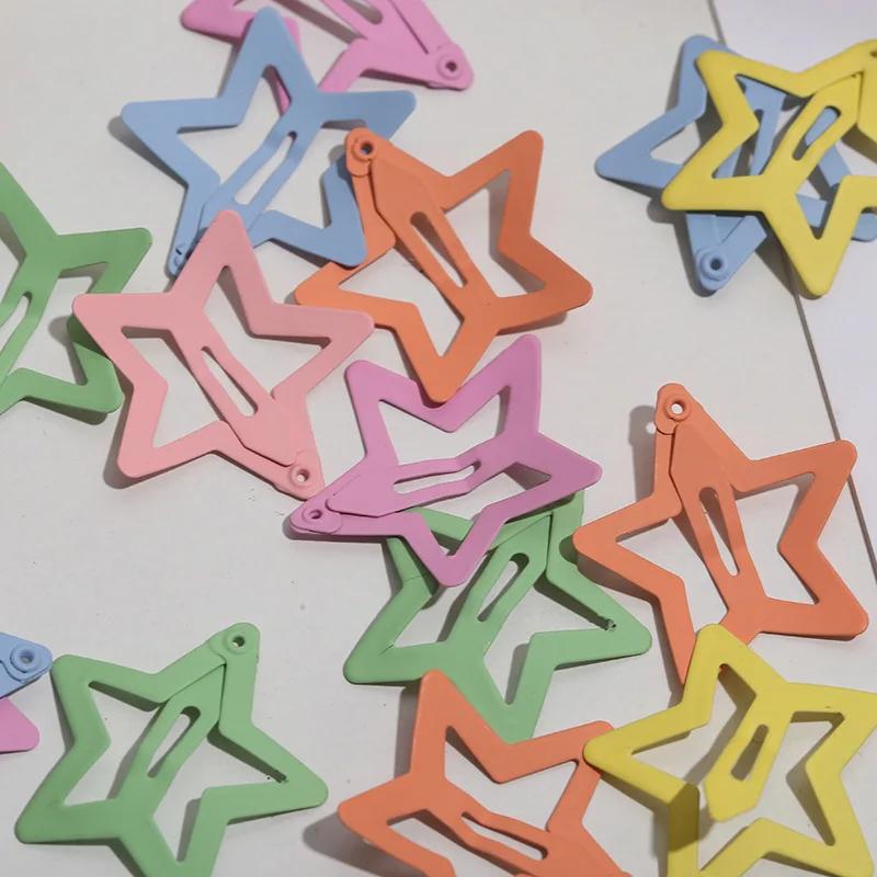 20/40Pcs Colorful Star BB Hair Clips For Girls Children Lovely Hair Decorate Hairpins Barrettes Headwear Kids Hair Accessories