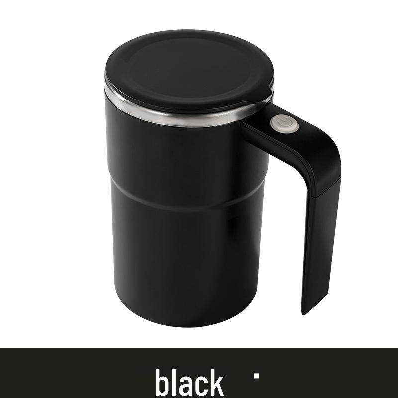 Electric Portable Mixing Cup: Automatic Coffee & Milkshake Cup with Anti-Scald Feature