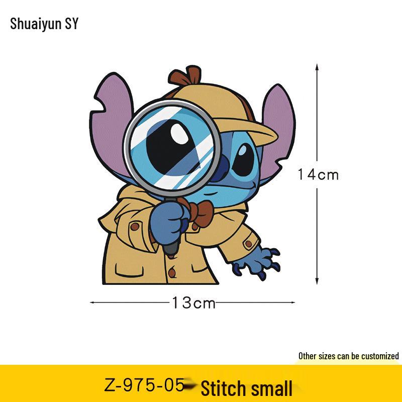 

Мультяшний Електричний Мотоцикл Автомобіль Подіряпаний Наклейка Lilo & Stitch