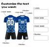Custom DIY Two Piece Jersey Set with Short Sleeve Shirt and Shorts for Team Sports Personalizable Number Design