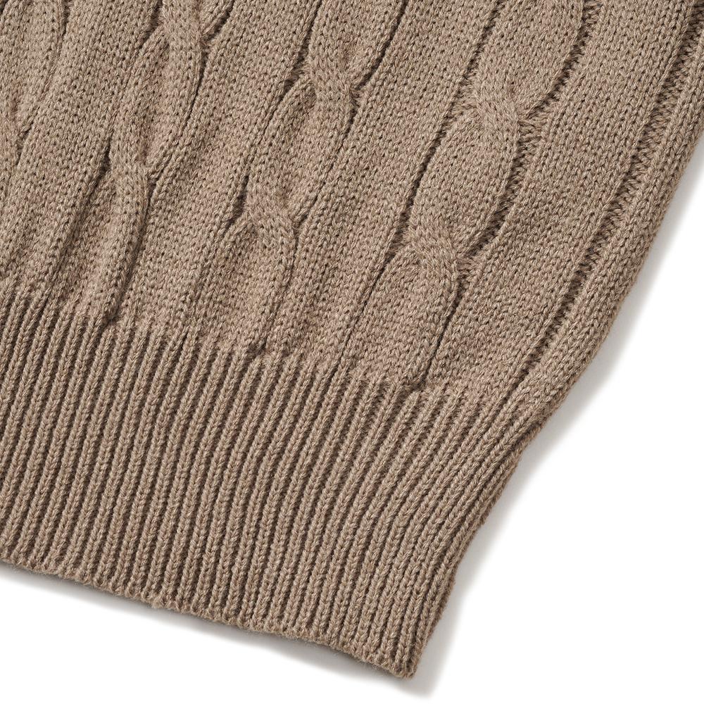 GRAYBLVD Anna Knit Round Tee Gkcnt83 (Beige)