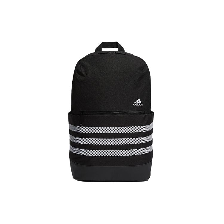 Adidas Cl 3S Zipper Closure Polyester Backpack Unisex Backpacks Black DW4269 Black