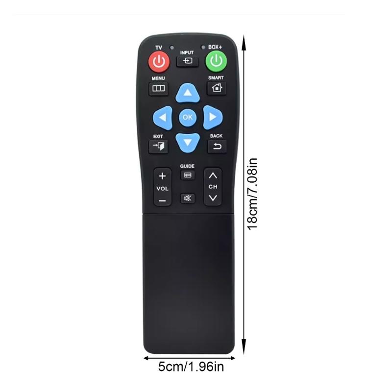 DVB1881LC Universal Learning Remote Control With Large Button Replacement for LCD LED Television Streaming Accessories