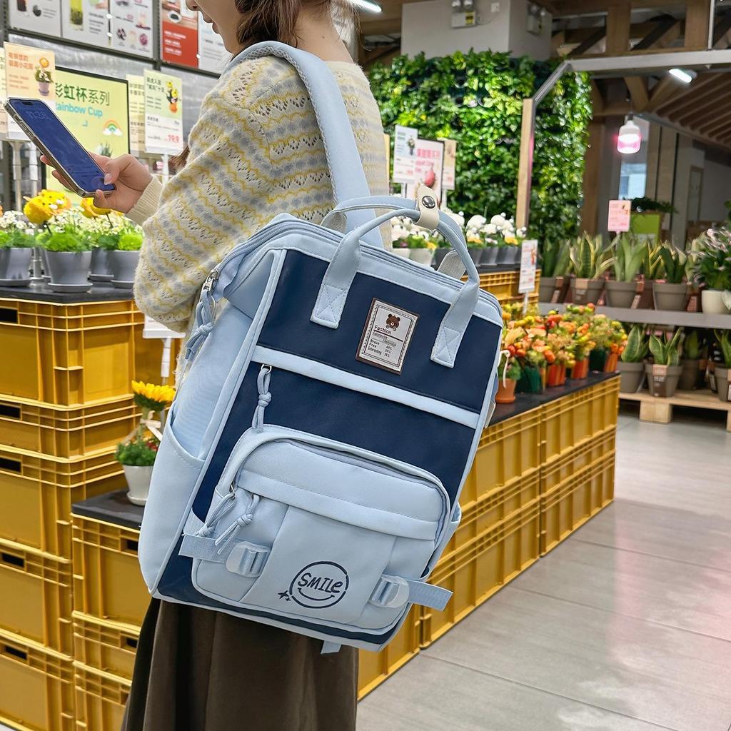 2024 Versatile Lightweight Nylon Backpack - Large Capacity, Multifunctional Laptop Bag for Students