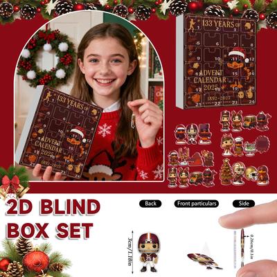 2D Ankunftskalender Enthält 24 Ankunftskalender, Countdown-Kalender und Überraschungs-Sammelobjekte