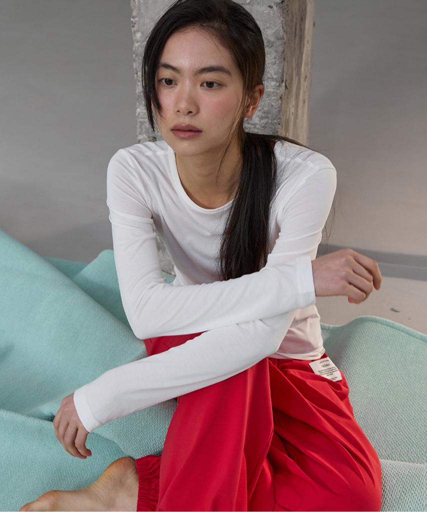 Michikoleondeonkosino Aerie Basic Modal Tee White