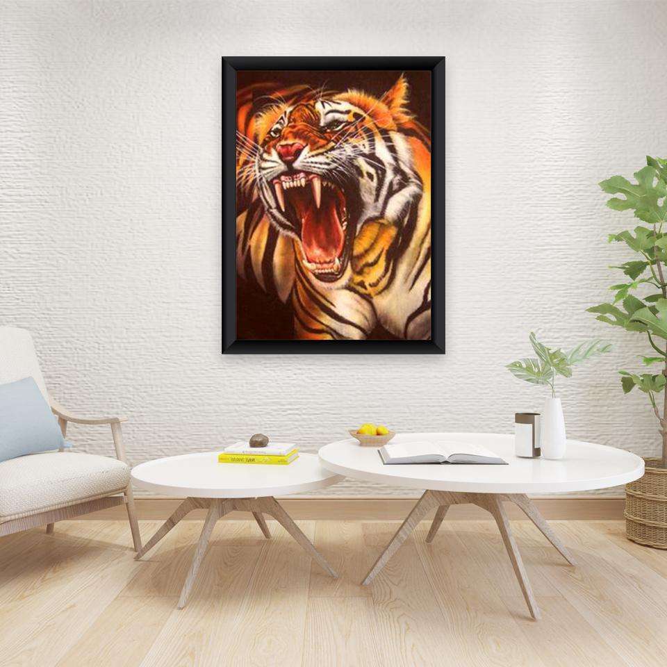 5D Diy Diamond Painting Animal Tiger Diamond Embroidery Full Drill Rhinestones Daimond Painting Mosaics Home Decor Cross Stitch