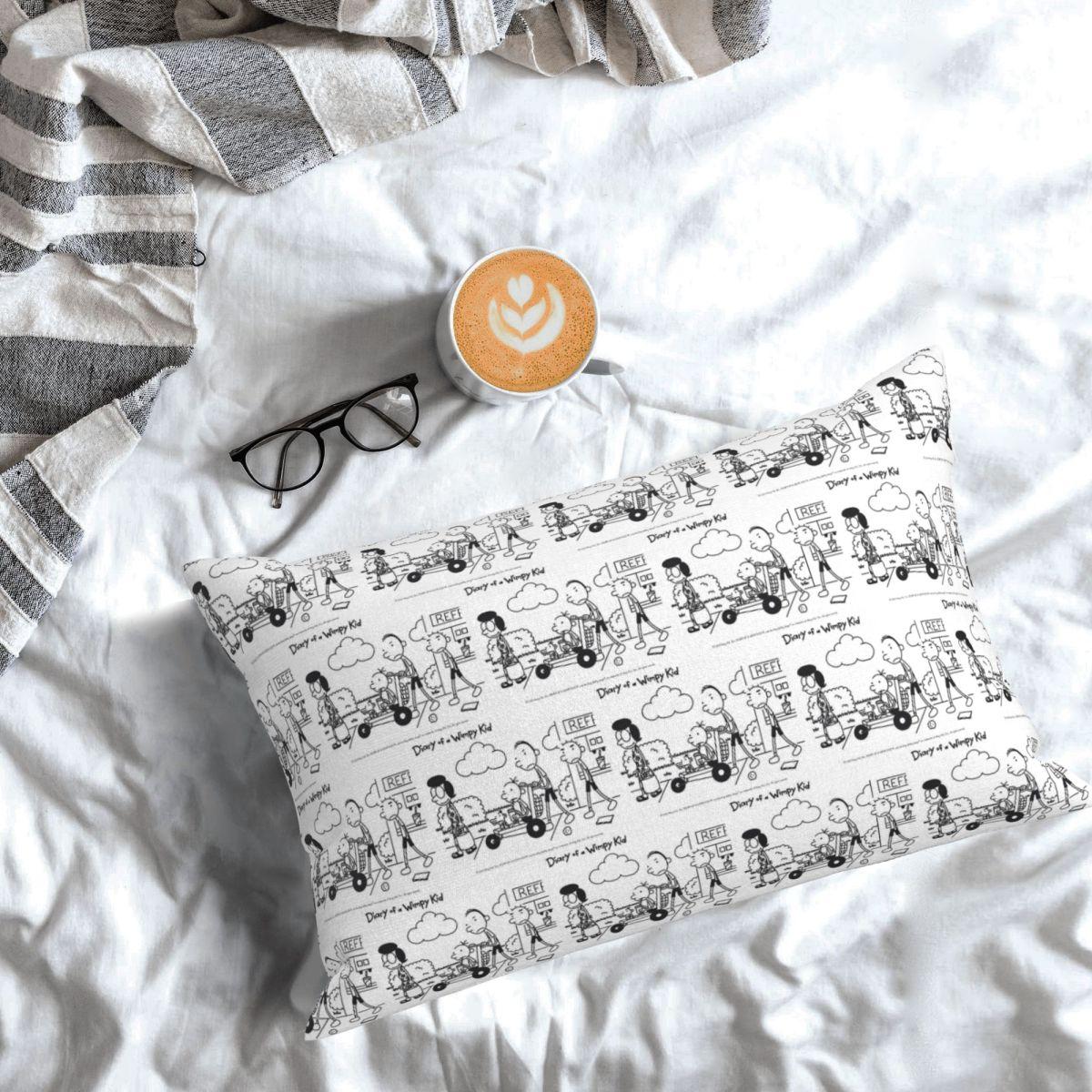 Jmg Clothing Unisex Diary Of A Wimpy Kid Group Rectangle Pillowcase Cushion Cover Decor Bedroom Bed Home Comfort Throw Pillow