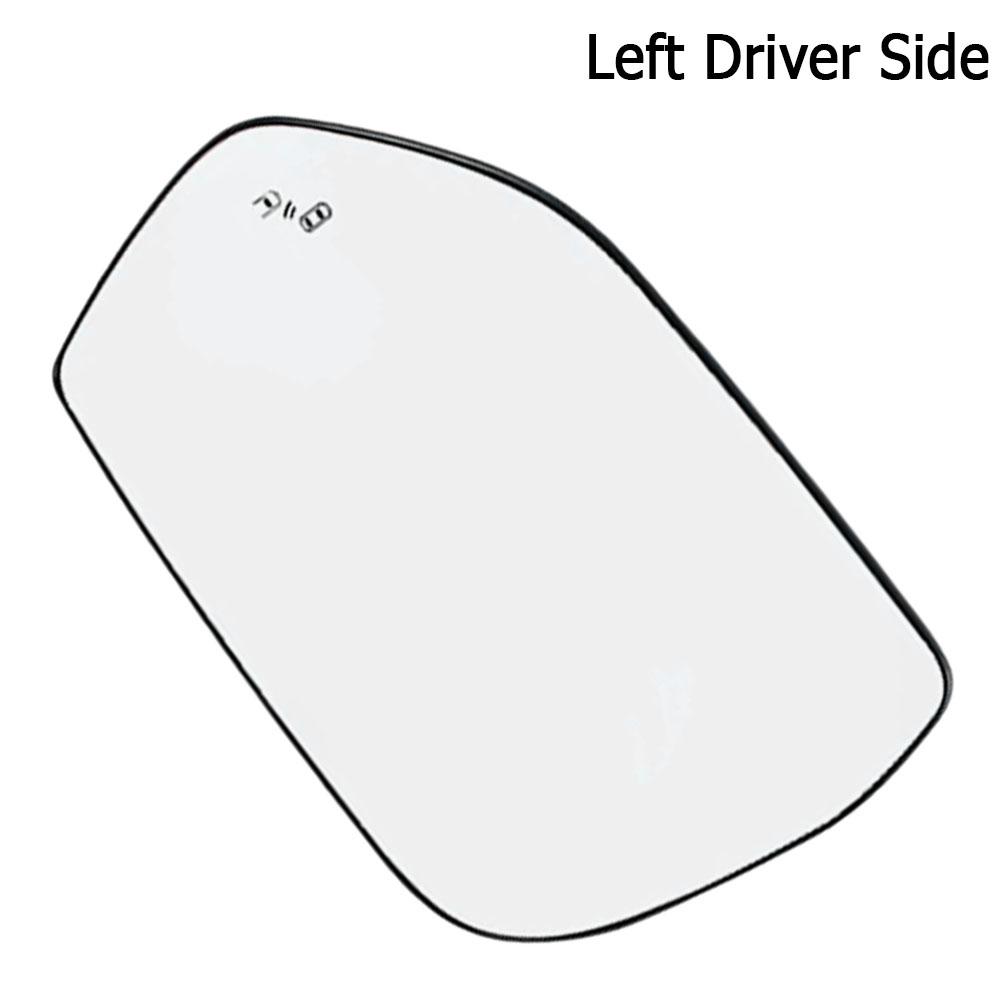 Car Rear View Side Mirror Glass with Blind Spot Left/Right Replacement for Ford Explorer Left Driver Side