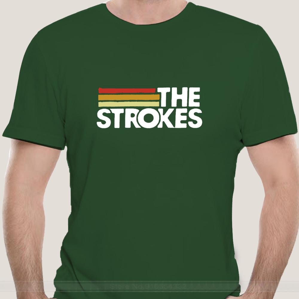 the strokes merch T shirt the strokes band music music rock slow killer the move on fashion tsdhirt men cotton brand teeshirt