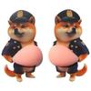 1/2Pcs Cute 3D Squeezable Soft Belly Dog Cat Stickers DIY Relieve Stress Mobile Phone Laptop Decoration Decal Home Decor